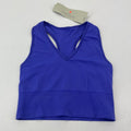 Sweaty Betty Women’s Stamina Soft Touch Voop Bra Aura Blue size S - BNWT