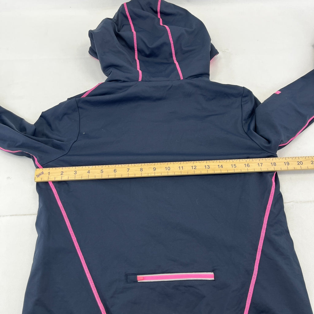 Superdry Tech Softshell Fleece Lined Jacket Black & Pink size M