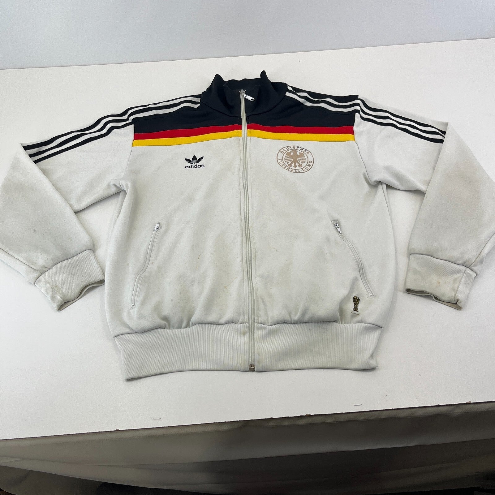 Adidas Germany 2006 FIFA World Cup Track Jacket DFB Trefoil White size L