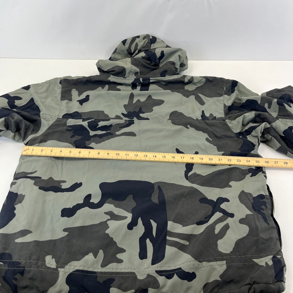 Ezekiel Grey Camo Pullover Jacket Skate Streetwear size L - E2EK1EL
