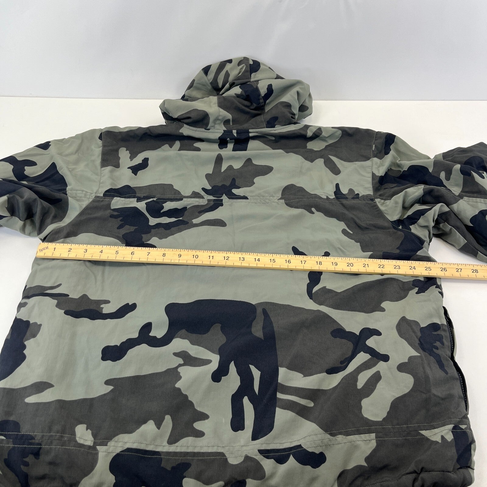 Ezekiel Grey Camo Pullover Jacket Skate Streetwear size L - E2EK1EL