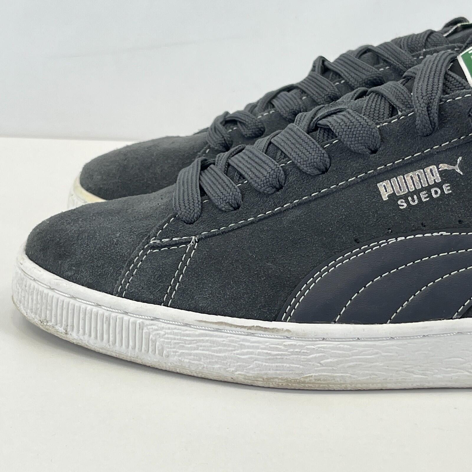 Puma Dark Grey Suede Trainers Men's size UK 9 / EU 43