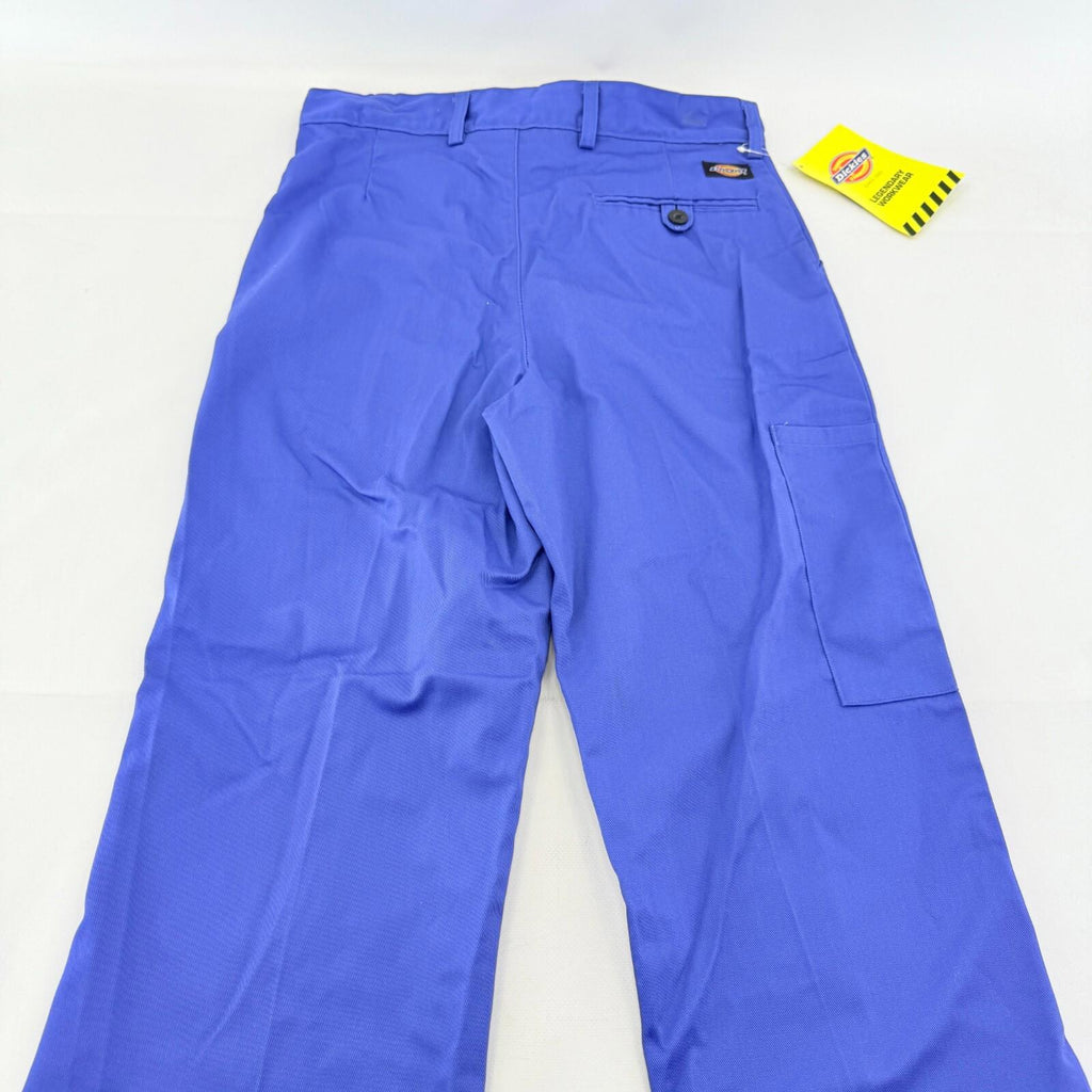 Dickies Redhawk Work Cargo Trousers in Blue W30R Sparky