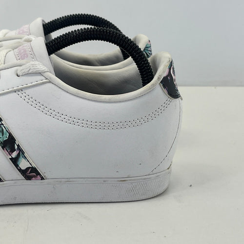 Adidas Ortholite Float Ladies White Trainers with Floral Stripes size UK 8 EU 42