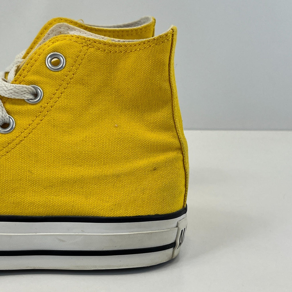 Converse Chuck Taylor All Star Bright Yellow Hi Top Trainers size UK 5 EU 37.5