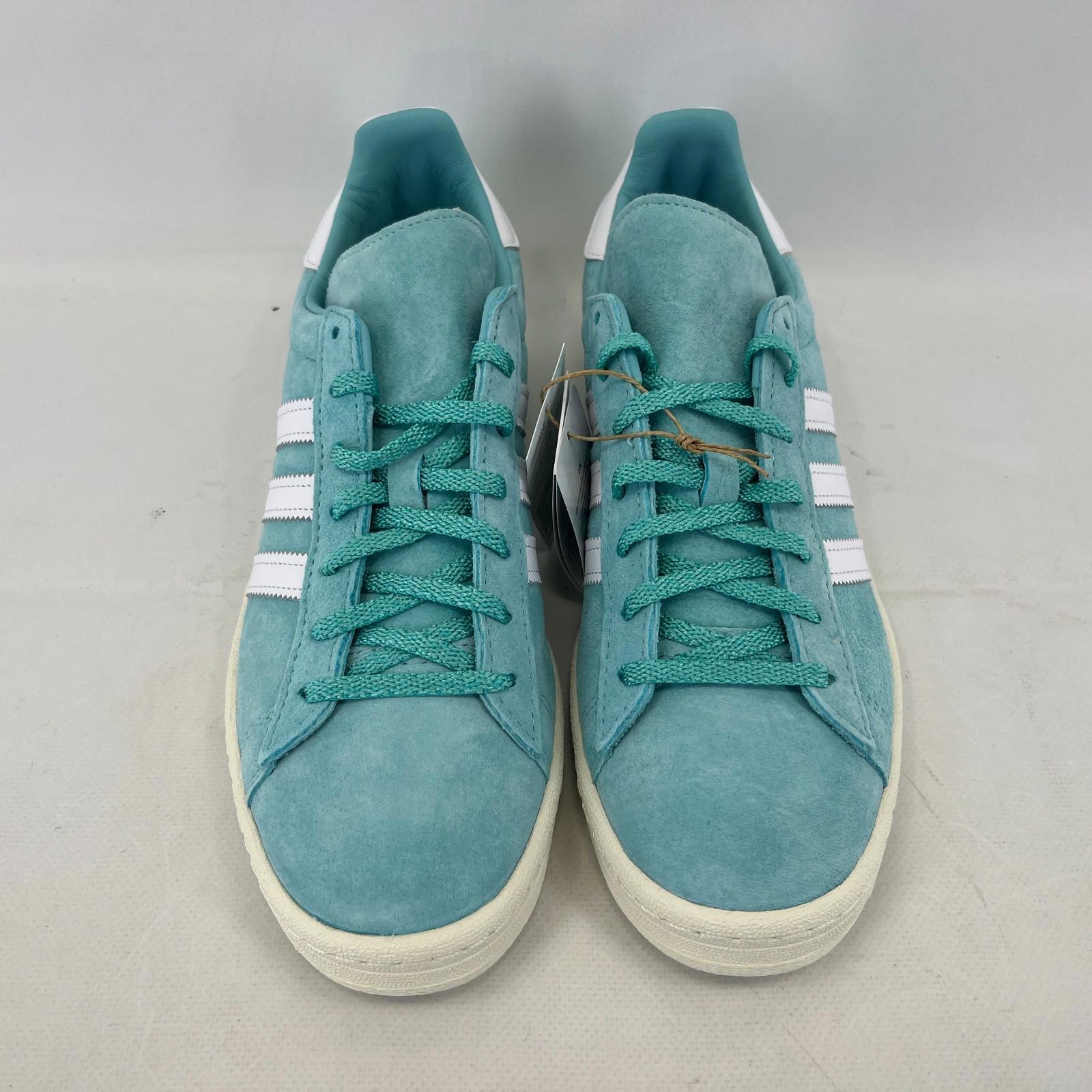 Adidas Campus 80s Light Aqua White Men's UK 10.5 Terraces Casuals Shoes ID7318