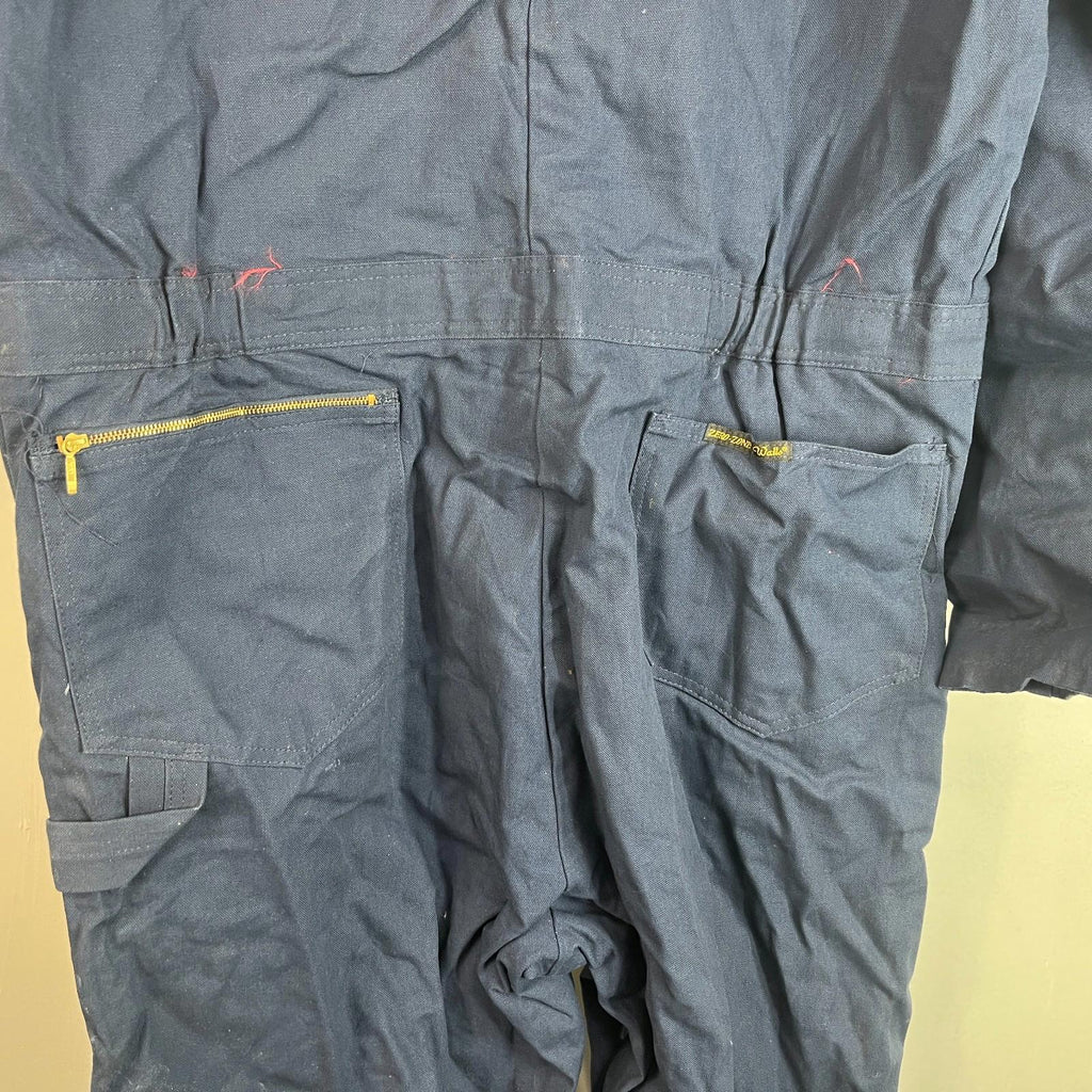 Vtg Walls Zero Zone Insulated Jumpsuit Boiler-Suit Overalls Blue size XL Tall