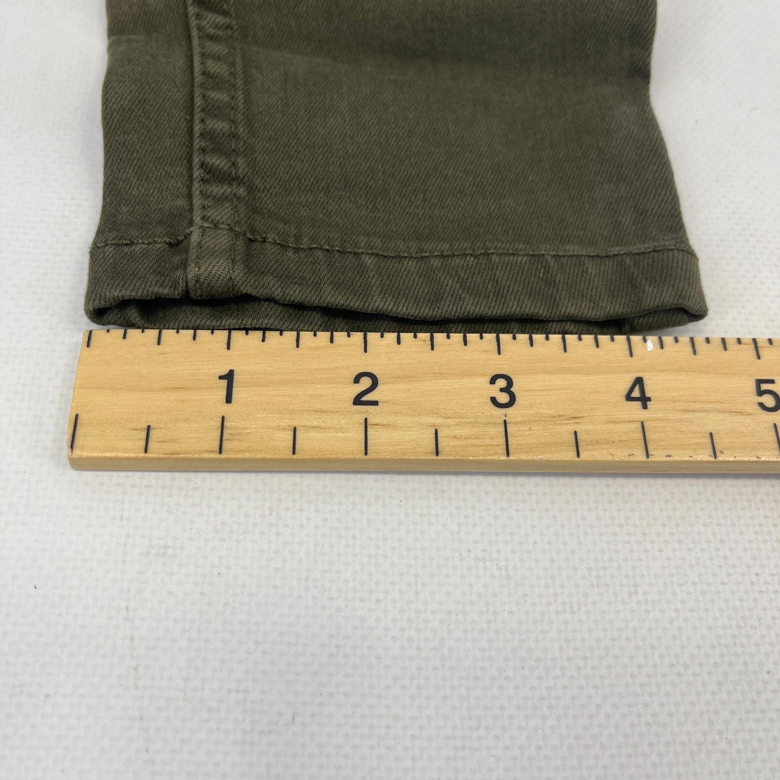Marks & Spencer Khaki Green Super Skinny Jeans UK Women's size 12R - NWOT