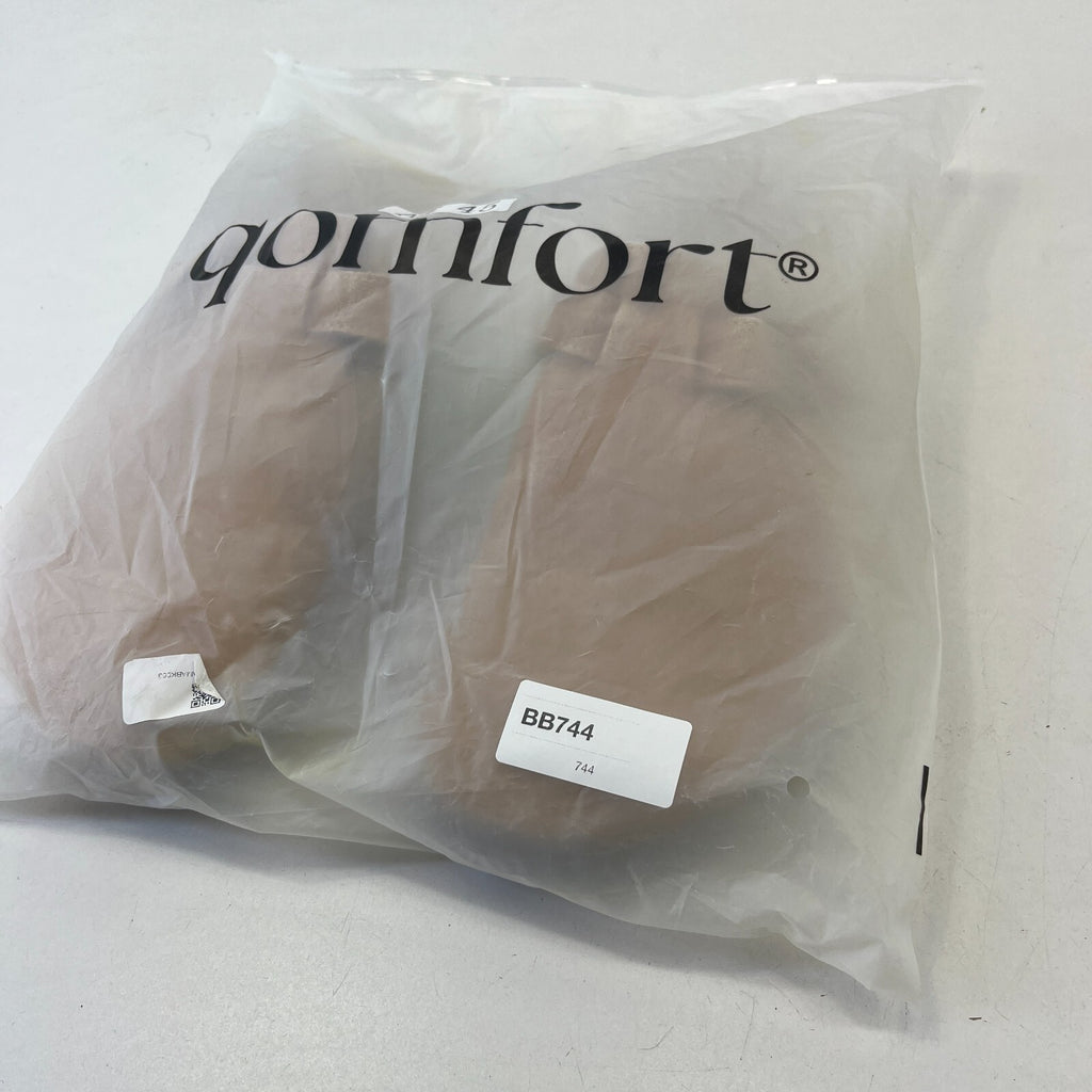 Qomfort Suede Leather Slide Sandals Sand Beige Men's size 11 EU 45 - New