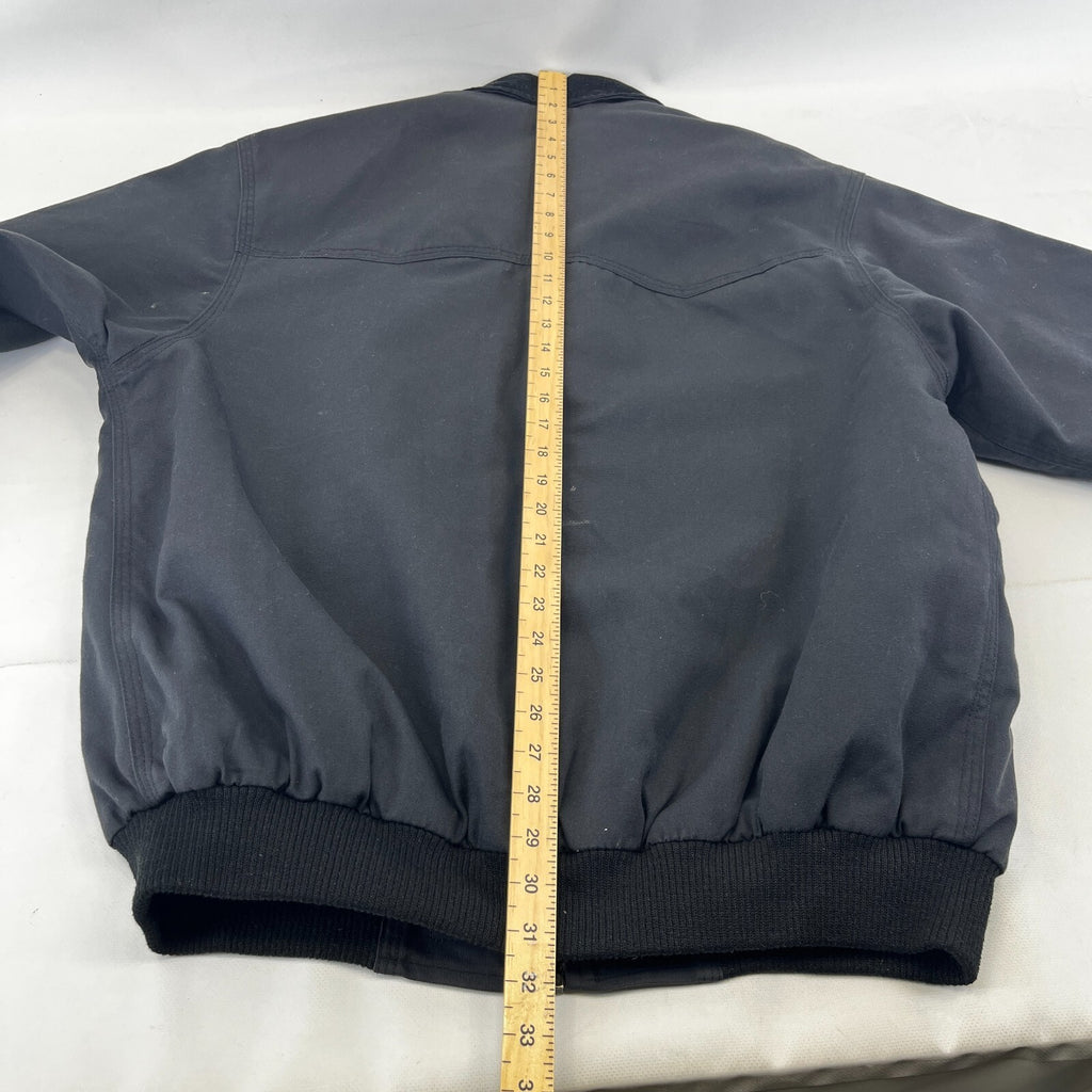 Carhartt Men’s Thermal Quilted Chore Jacket Black size XL VGC Americana