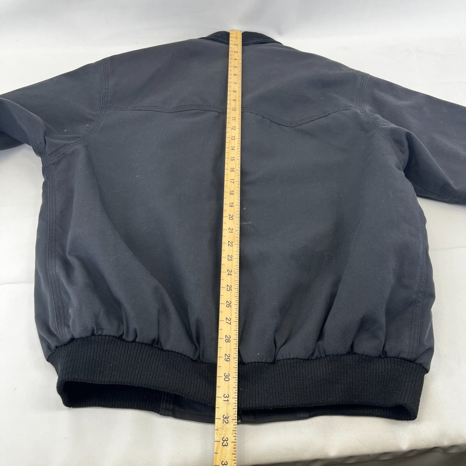 Carhartt Men’s Thermal Quilted Chore Jacket Black size XL VGC Americana