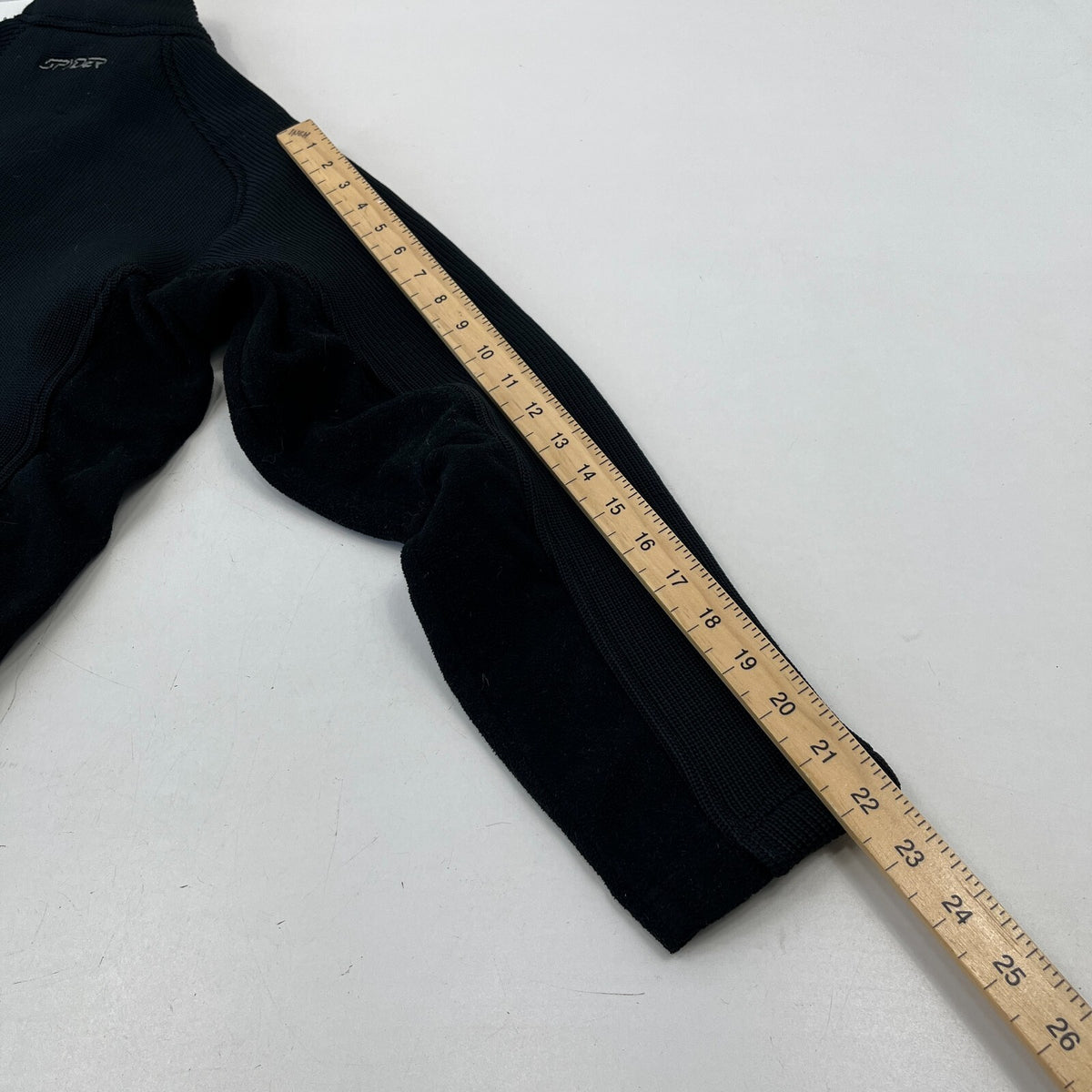 Spyder Quarter Zip Fleece Lined Pullover Top in Black size Small