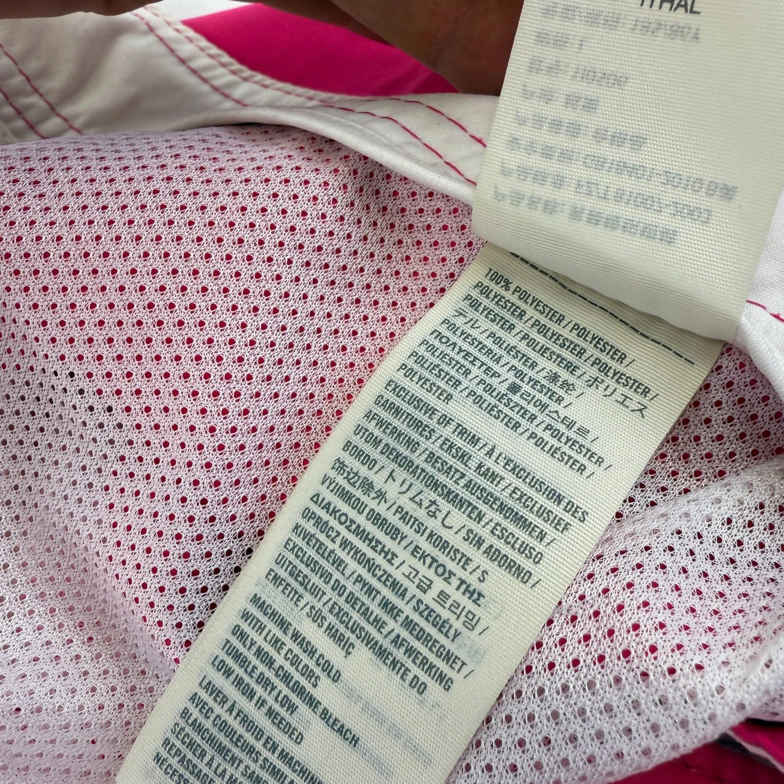 Abercrombie & Fitch Men's Shorts Bright Pink Beach Board Swim Trunks size L Slim