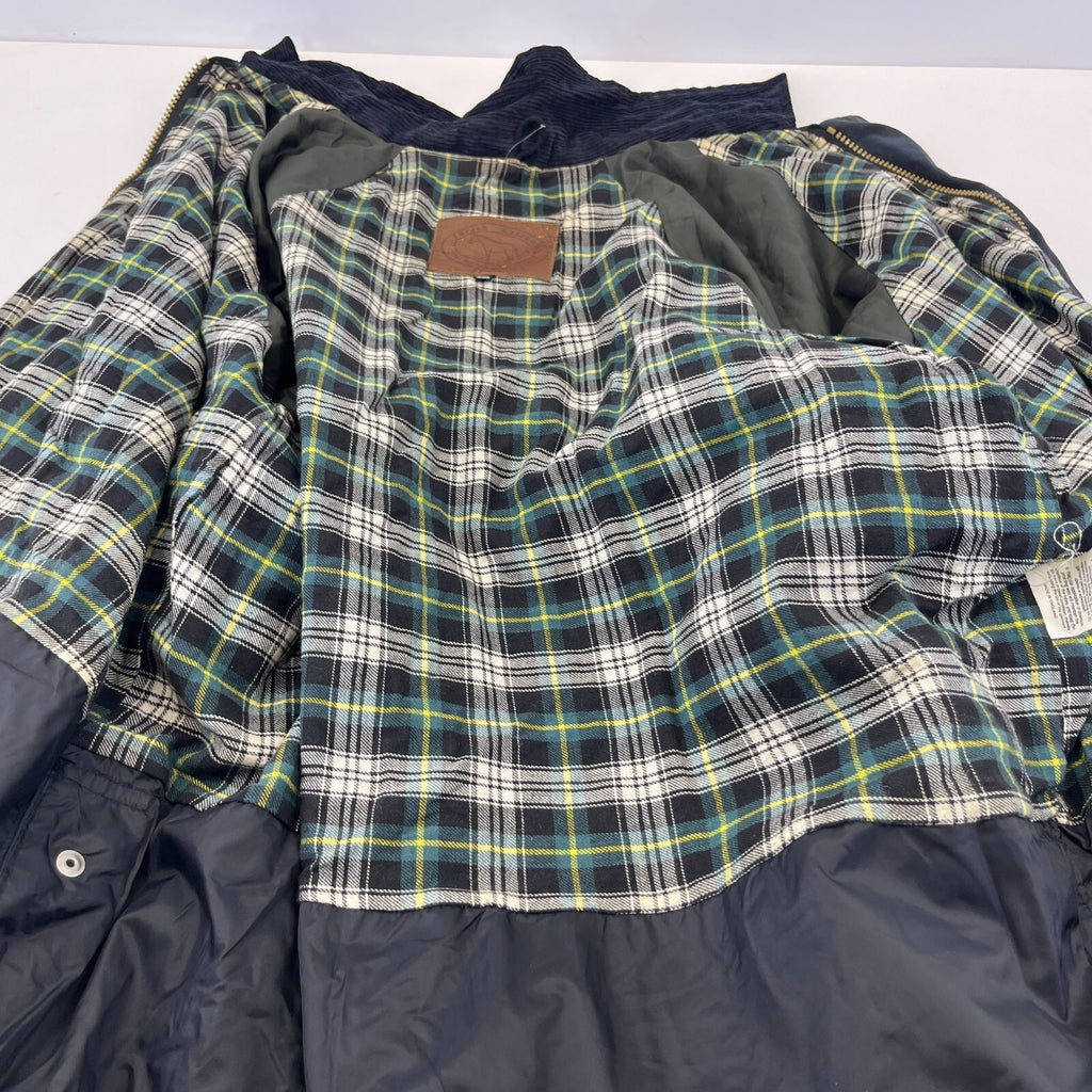 Jurgen Loesdau Wax Jacket in Black Waxed Cotton size 2XL