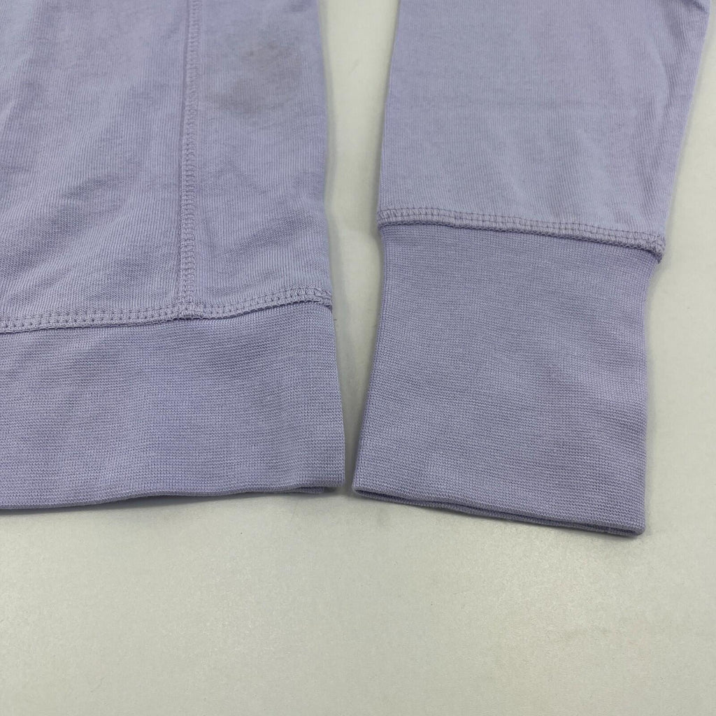 Sweaty Betty After Class Crop Sweatshirt Lilac Heather Purple size Small
