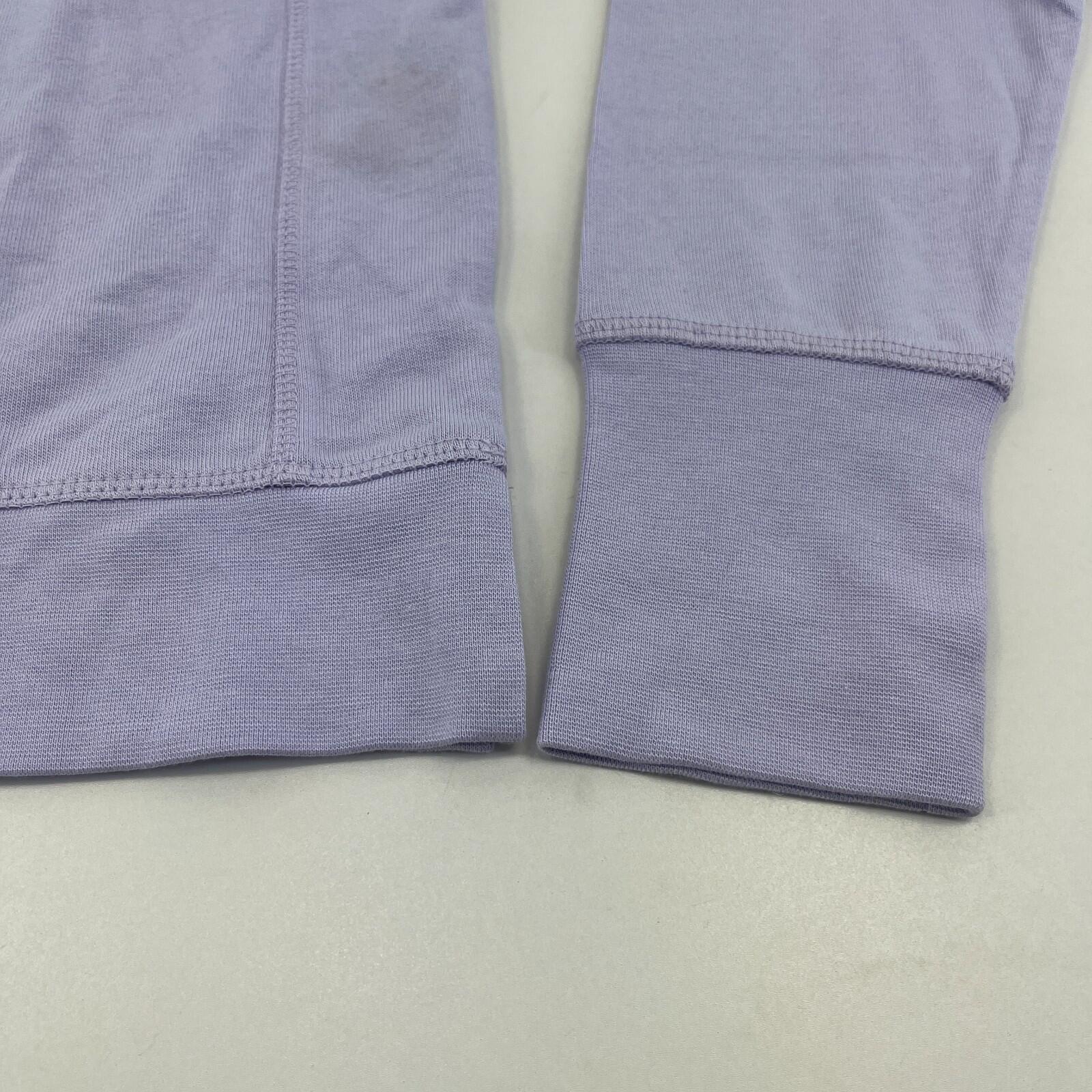 Sweaty Betty After Class Crop Sweatshirt Lilac Heather Purple size Small