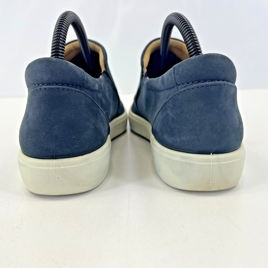 Hotter Daisy Women's Navy Blue Nubuck Perforated Slip On Comfort Shoe UK 5.5 STD