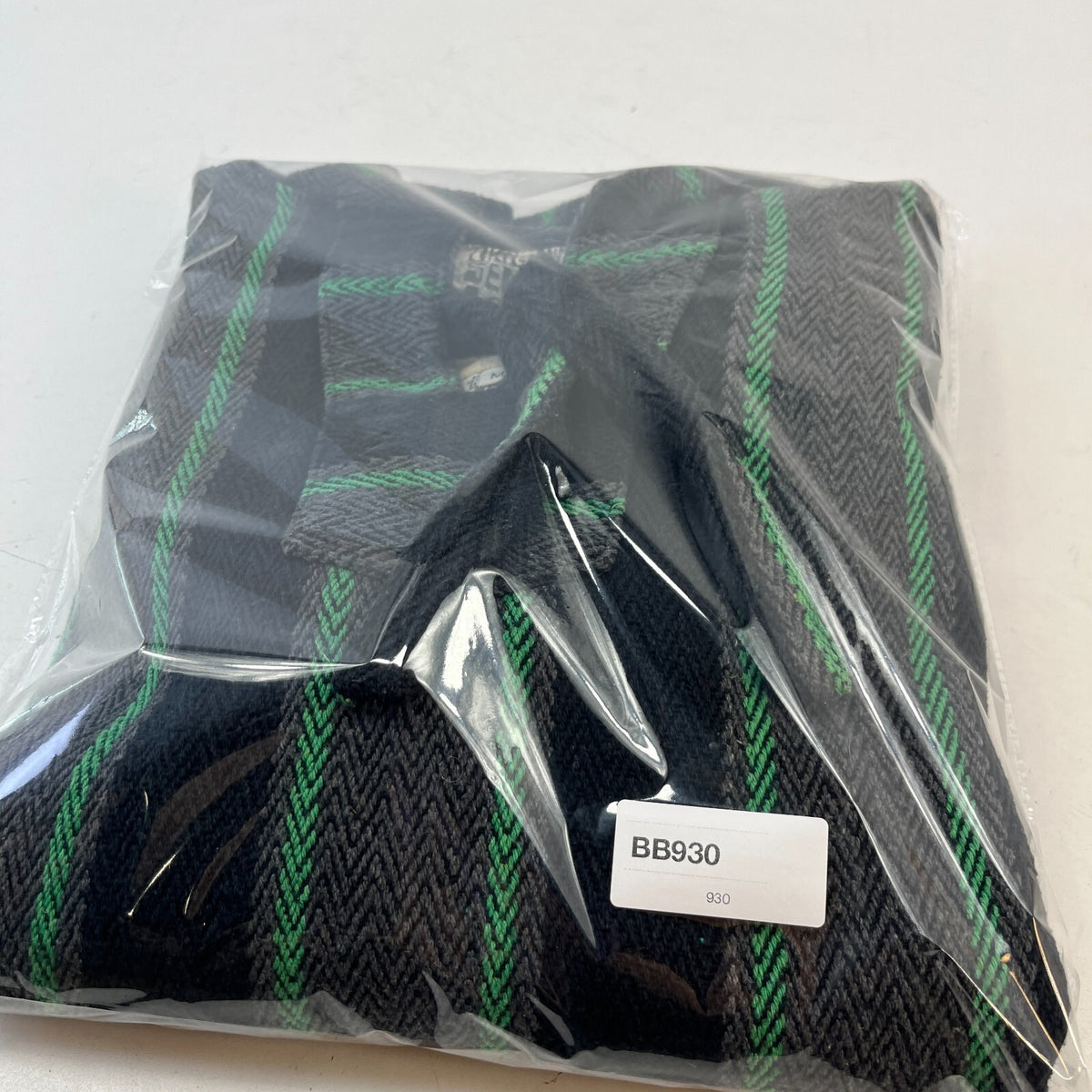 Genuine Mexican Baja Hoodie Pullover Hippie Festival Green/Black/Grey UK size M