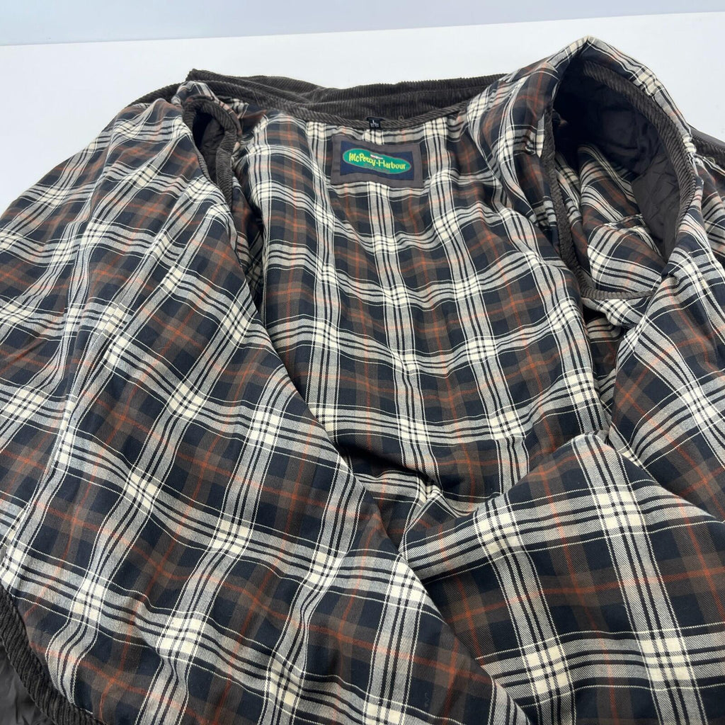 McPercy Harbour Mens Premium Wax Hunting/Farming Jacket in Brown size Large