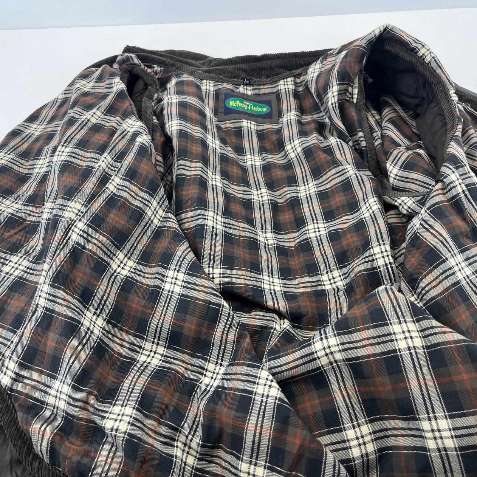 McPercy Harbour Mens Premium Wax Hunting/Farming Jacket in Brown size Large