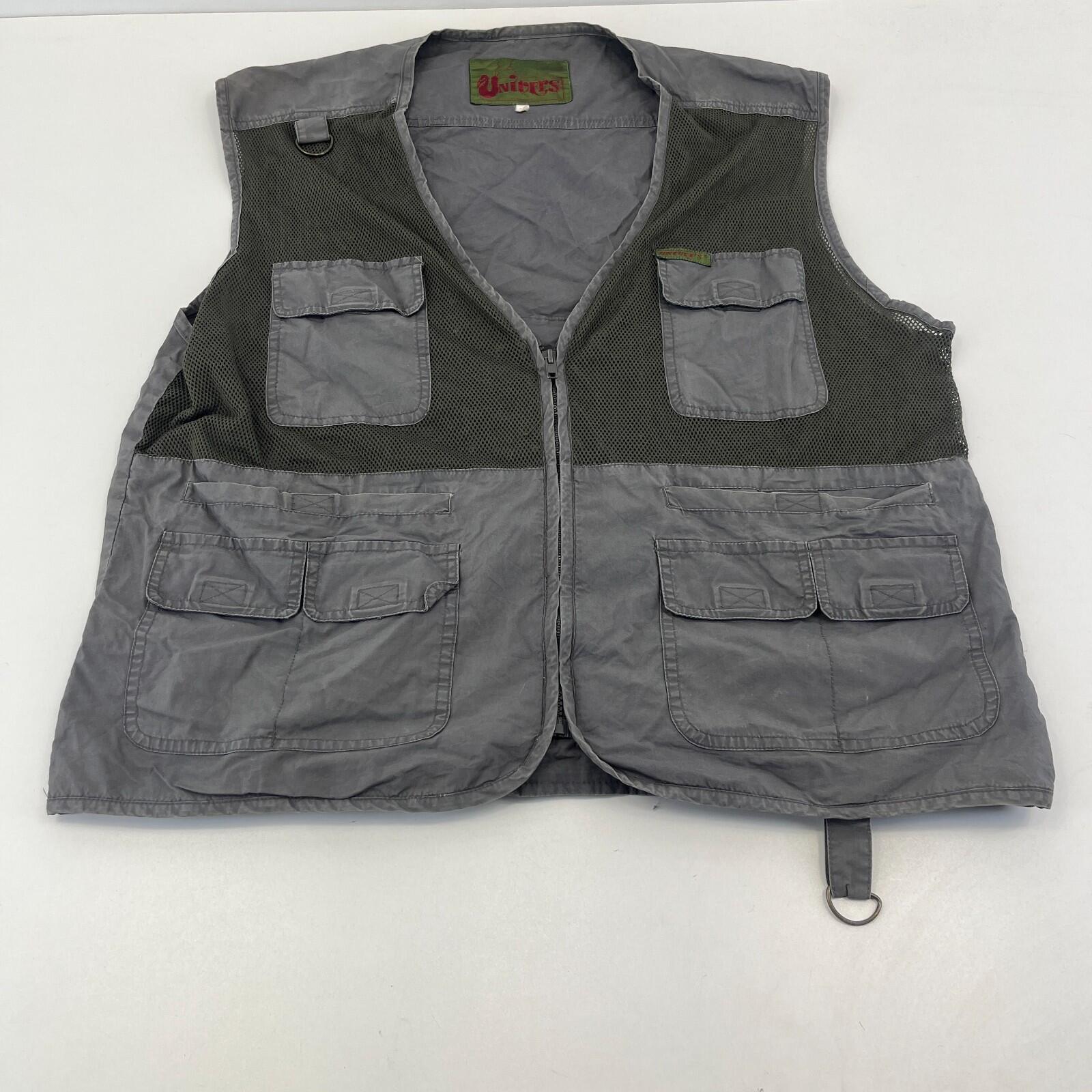 Univers Men's Shooting Waistcoat Vest in Grey size Large