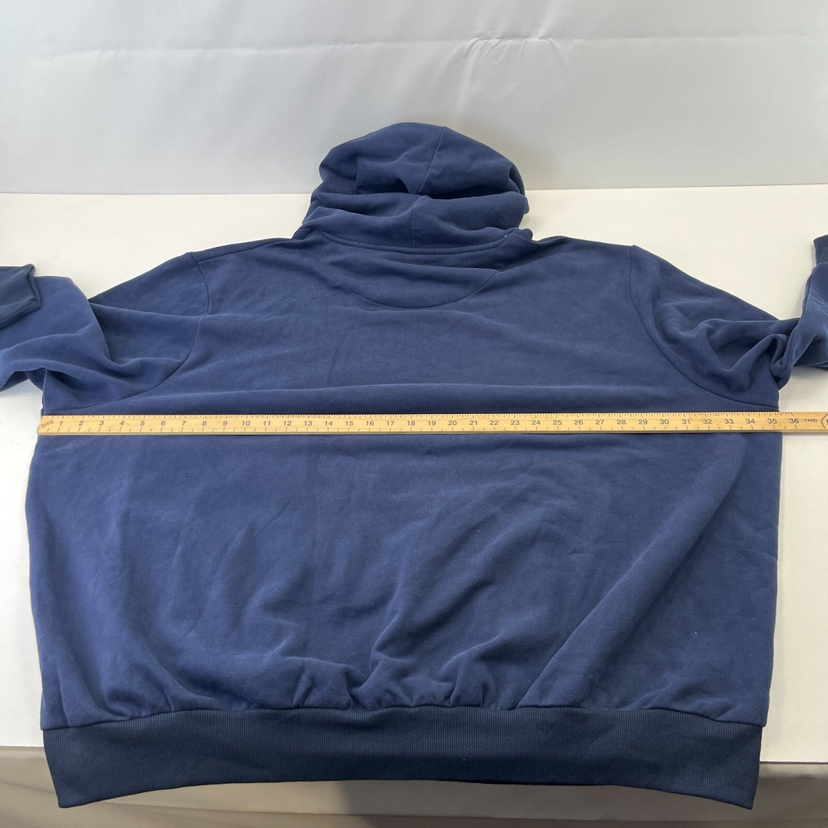 Jack & Jones Navy Logo Pullover Hooded Hoodie with Pockets Men's size 8XL