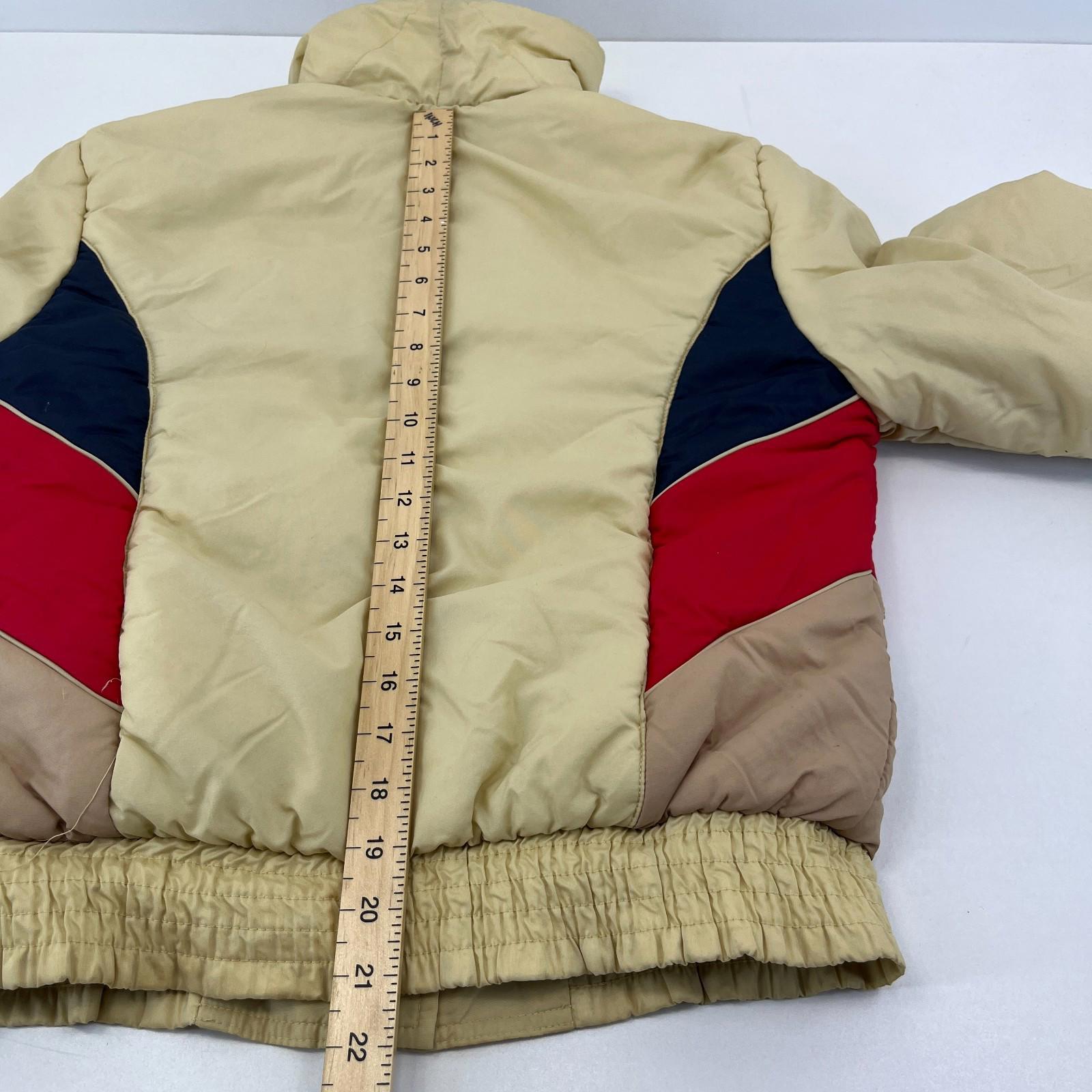 Vtg Tundra by Jasper Cameron Ski Jacket & Salopettes Set Beige size 42 Near Mint