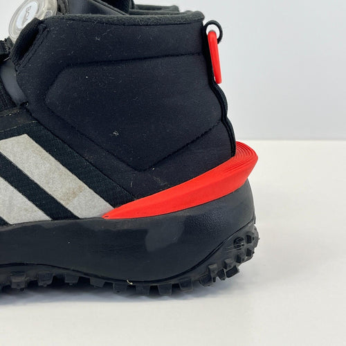 Adidas Fortatrail BOA High Top Trainers in Black & Red UK size 5 / EU 38