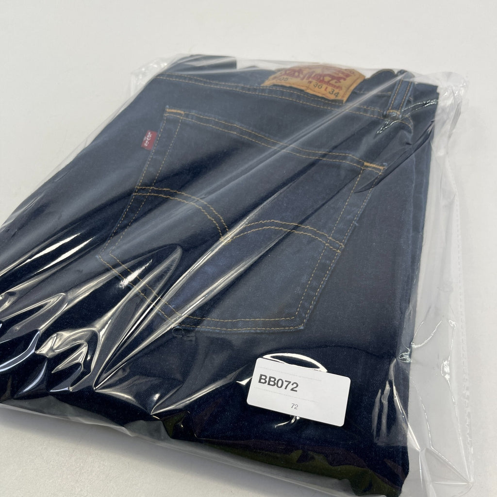 Levi Strauss & Co Levis 505 Jeans Mens Blue Denim Straight Leg W36" L34"
