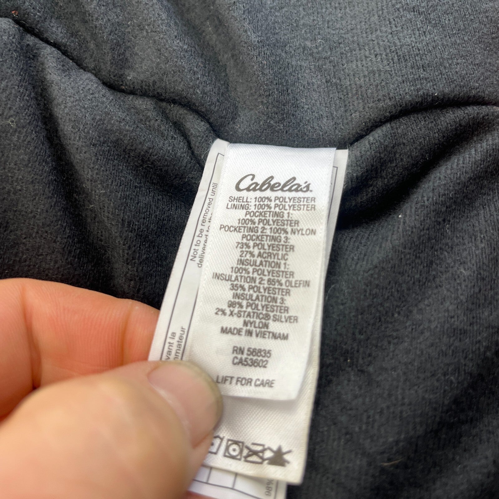 Cabelas Fluorescent Orange Softshell Chore Coat Warm Jacket with Hood size Large