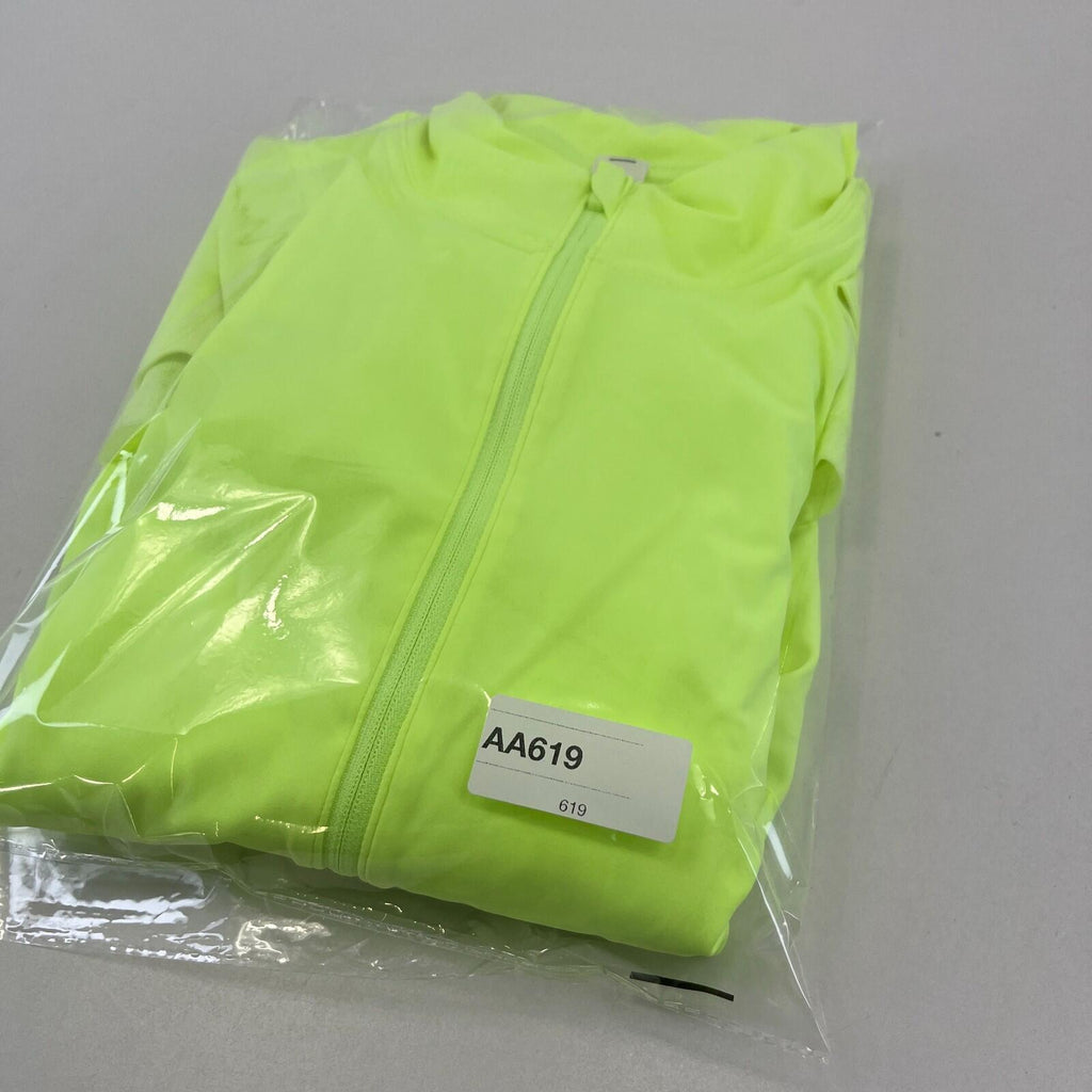 Lululemon Nulux Long Sleeve Tennis Dress Style LW1DQLS Fluoro Yellow UK size 10