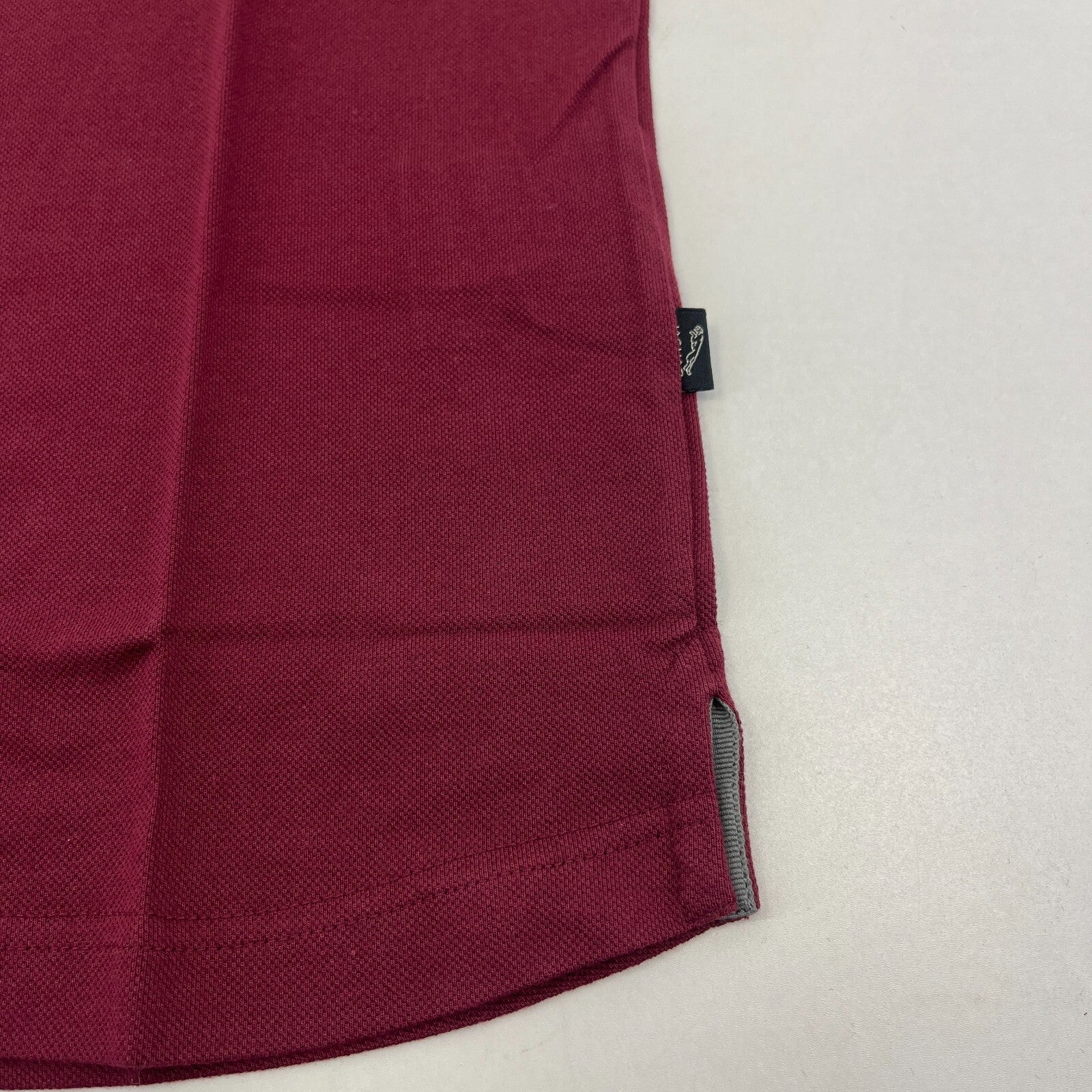 Genuine Jaguar Mens Core Polo Shirt in Maroon Burgundy Red size Small