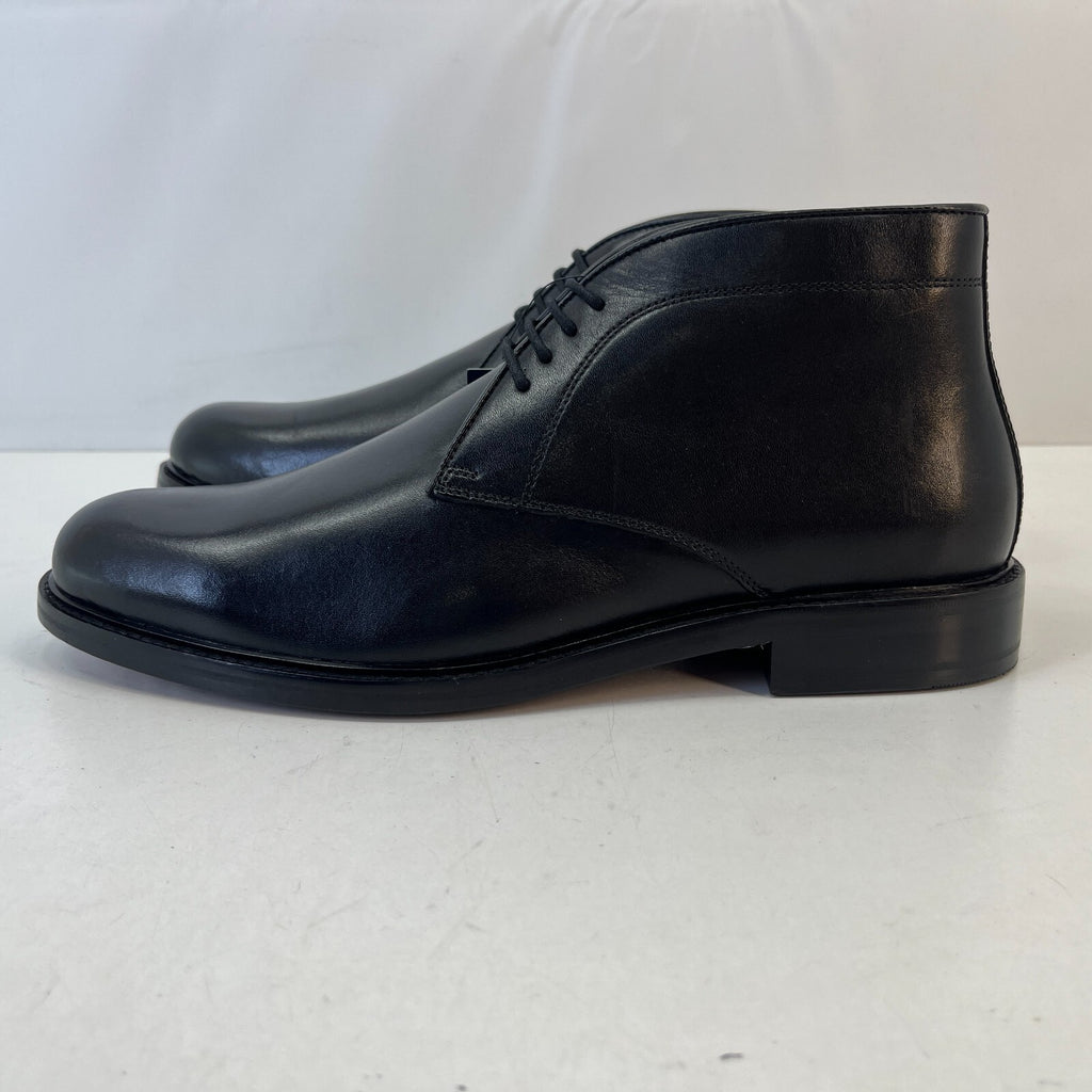 Marks & Spencer Sartorial Black Leather Smart Luxury Boots UK 8.5 RRP £120 New