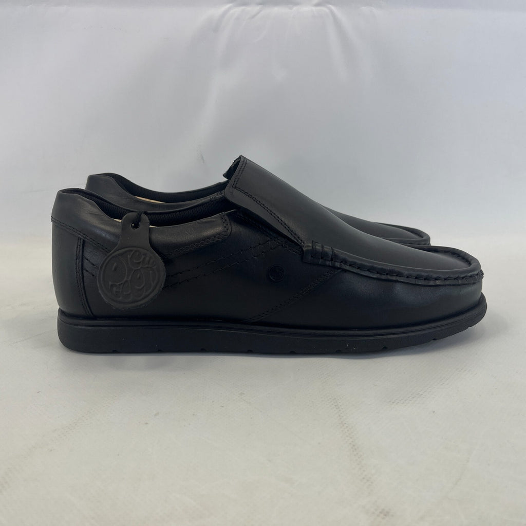 Pretty Green Waltham Slip On Shoes Moccasin Loafers Men's Black Leather size 9.5