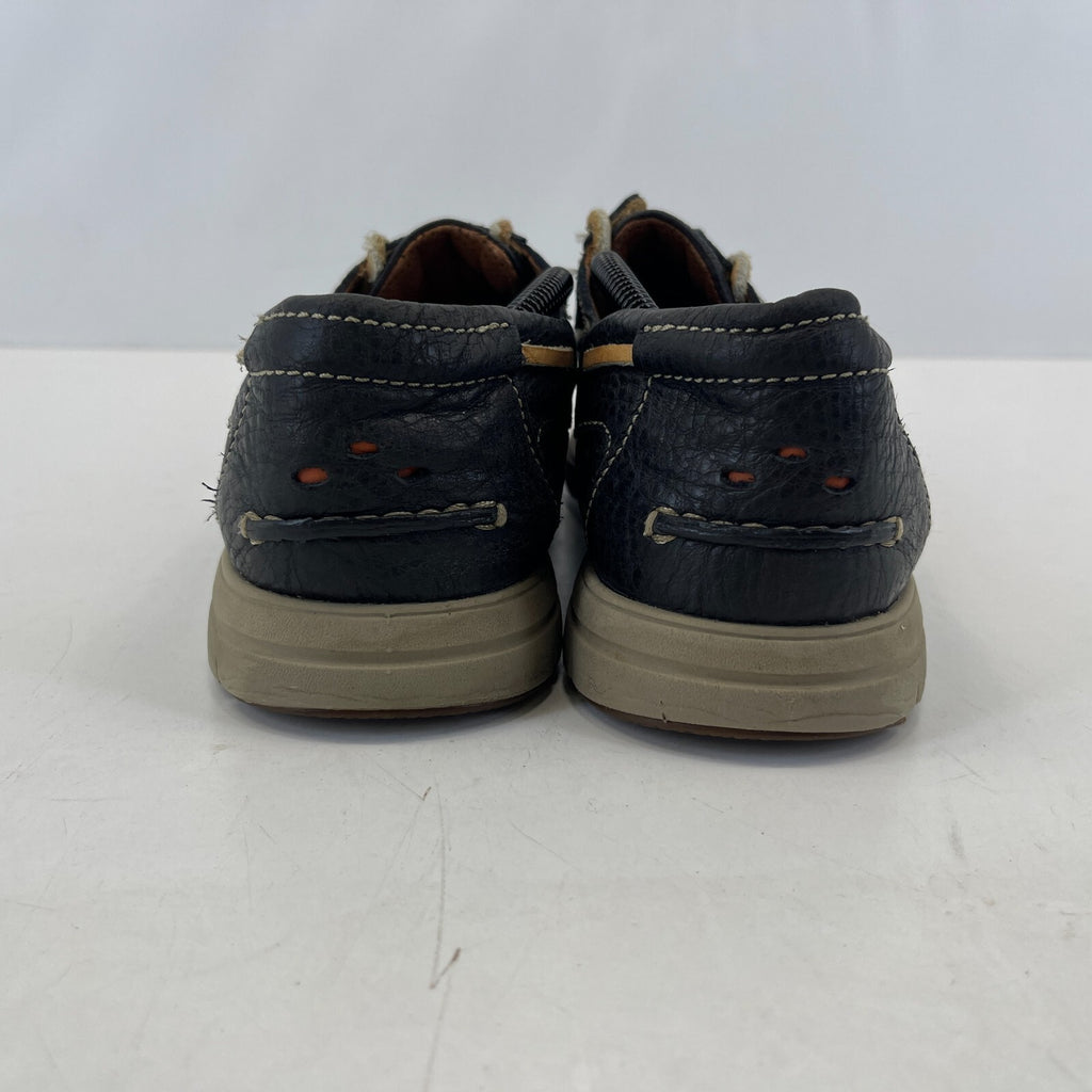 Clarks Unstructured Deck Shoes Mens Blue Soft Leather Nautical Boat UK 9.5 EU 44