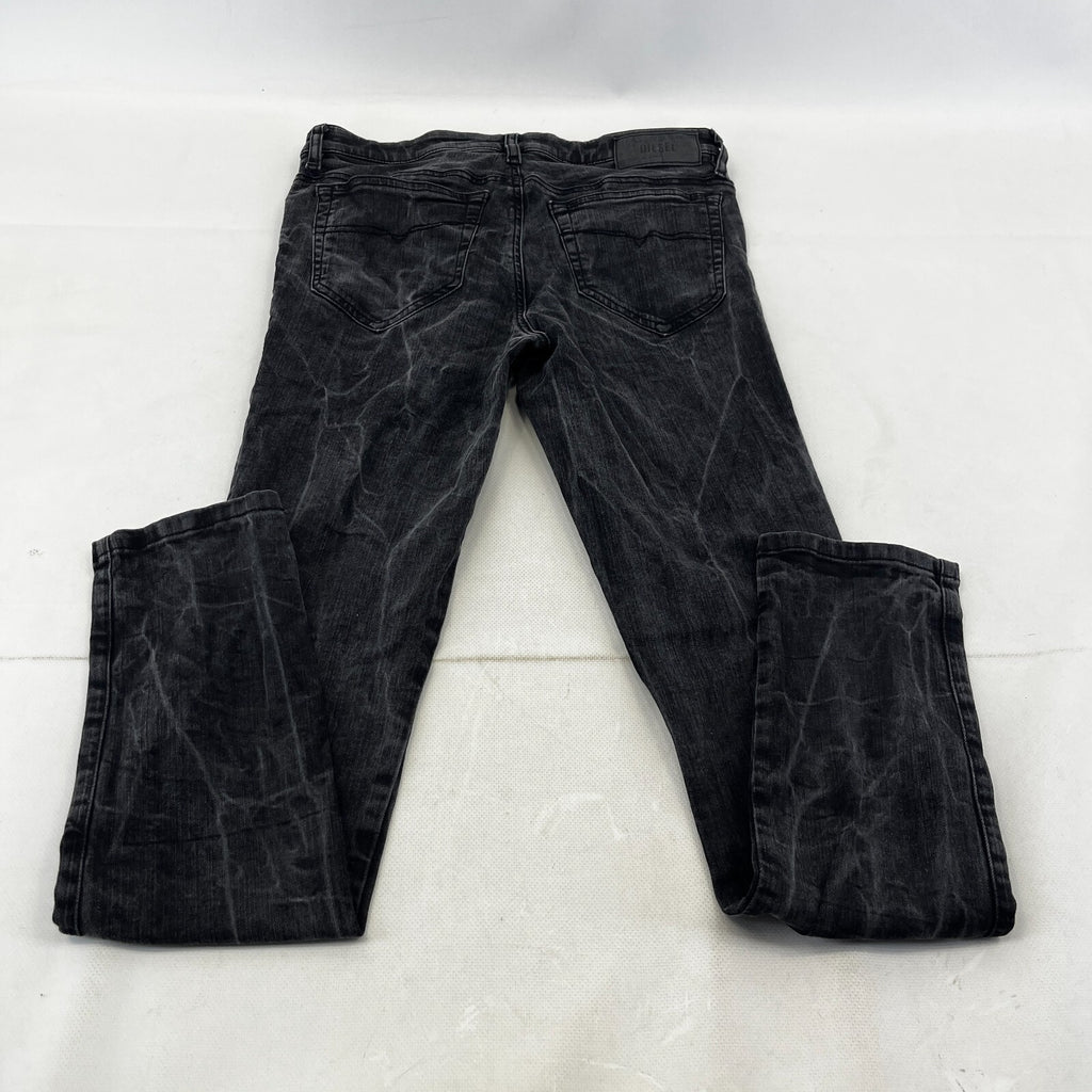 Diesel Women's Skinzee Super Slim Skinny Stretch Jeans W31 L30 Black Denim