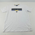 Leeds United Men's T-Shirt in White UK size Large