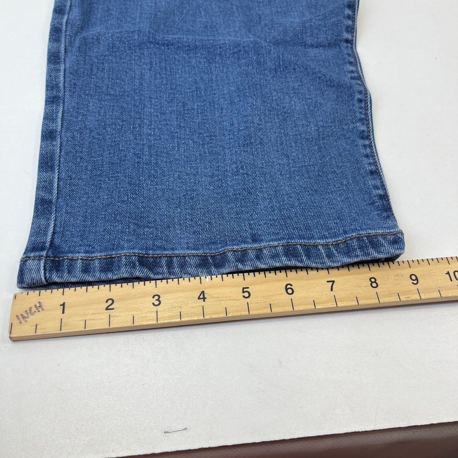 Men's Farah Norwood Indigo Mid Blue Regular Fit Jeans Straight Leg W48" L32" New