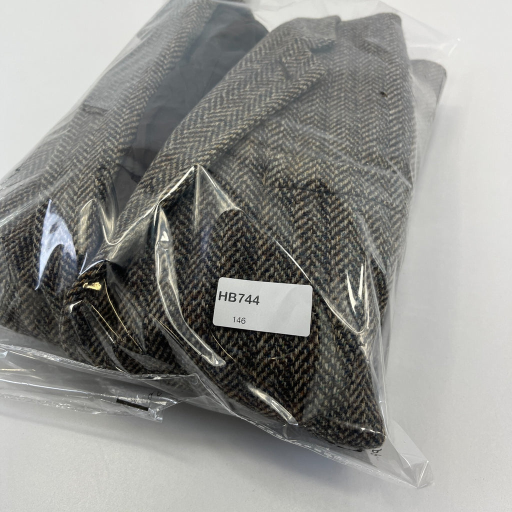 Crombie Men's Brown Herringbone Pure Wool Blazer size Medium