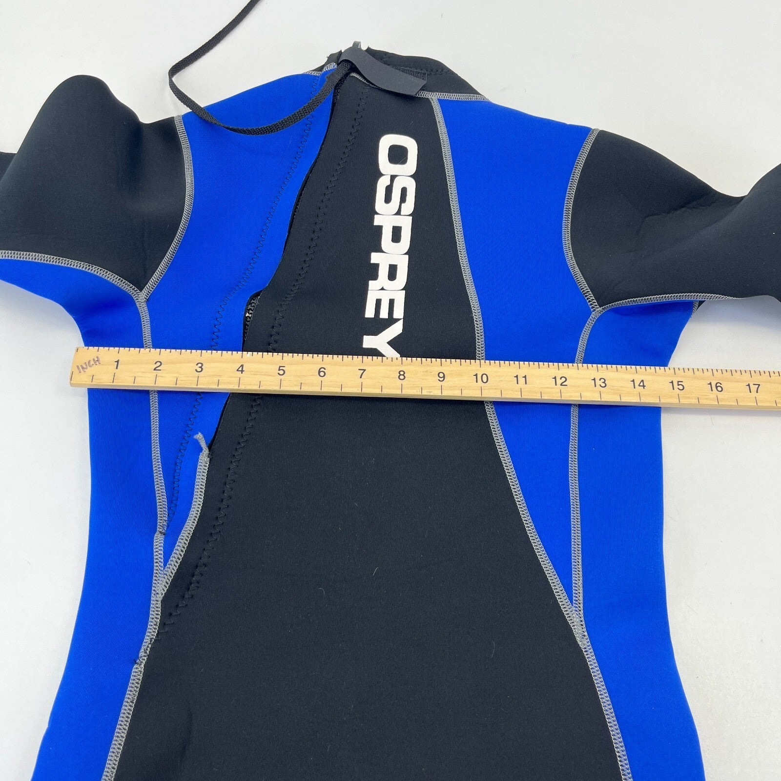 Osprey Women's Full Wetsuit size 34 Black & Blue - Mint Condition