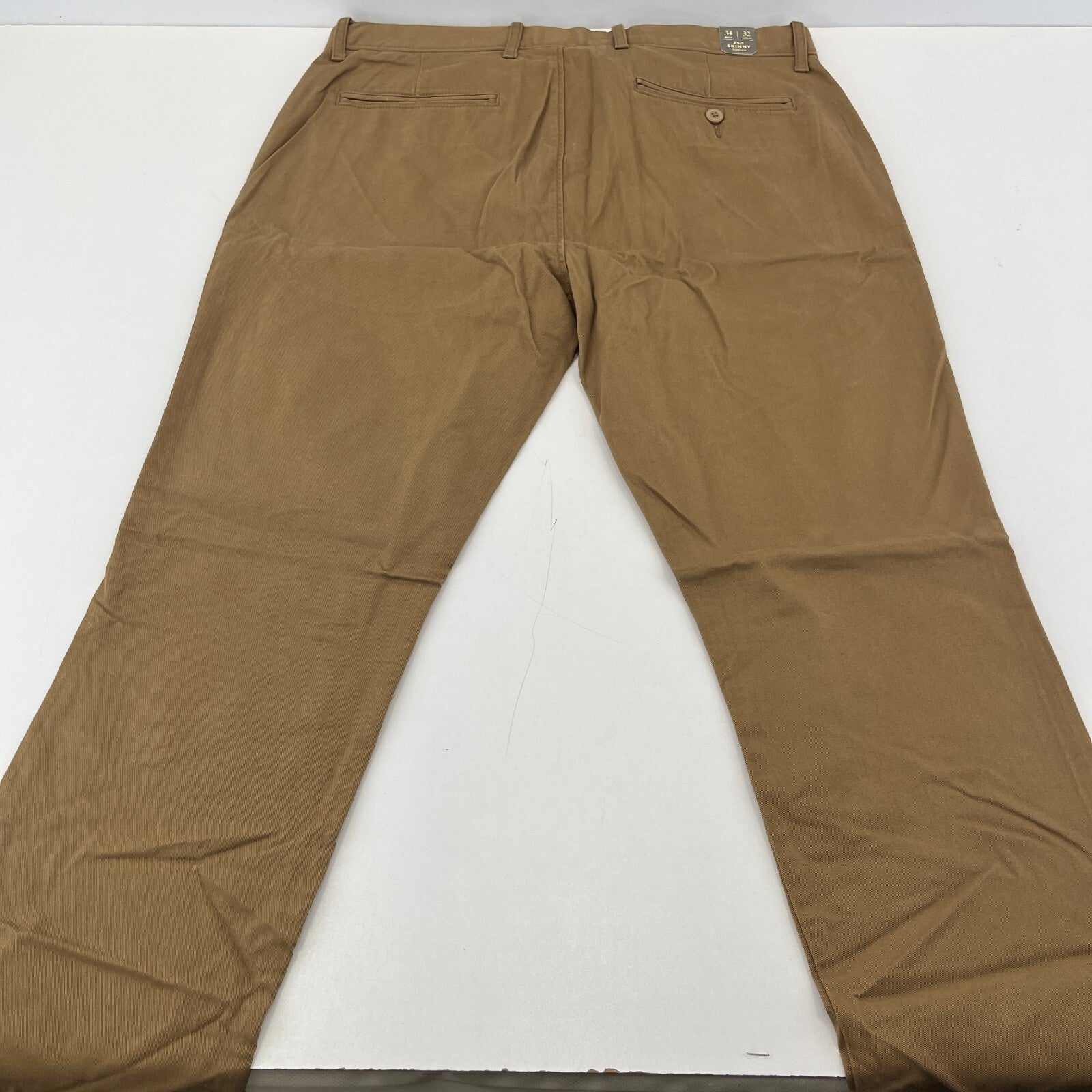 J Crew 250 Skinny Fit Stretch Chino Trousers in Brown W34" L32" New with Tags