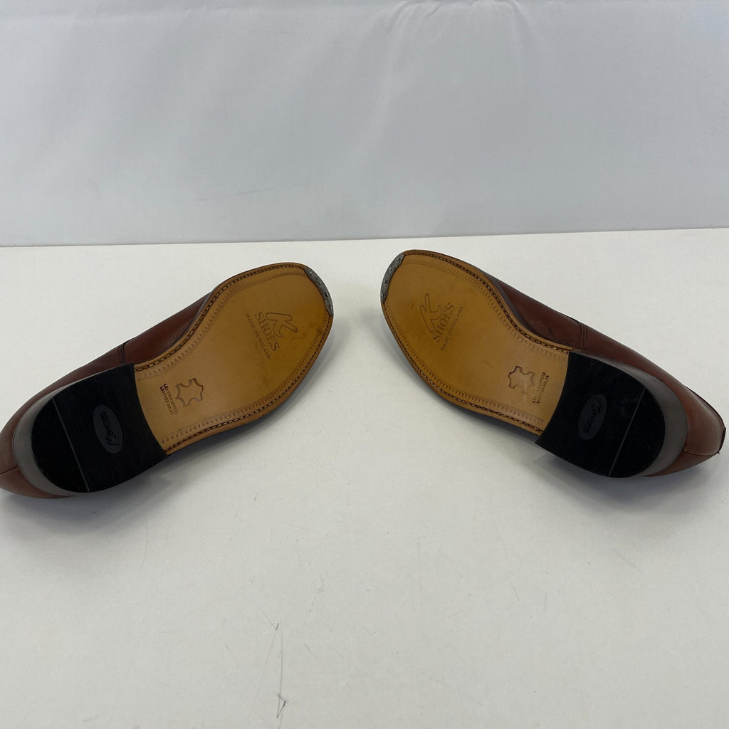 K Shoes Mens Brown Formal Oxford Leather UK 9 Wide Fit - by Royal Appointment