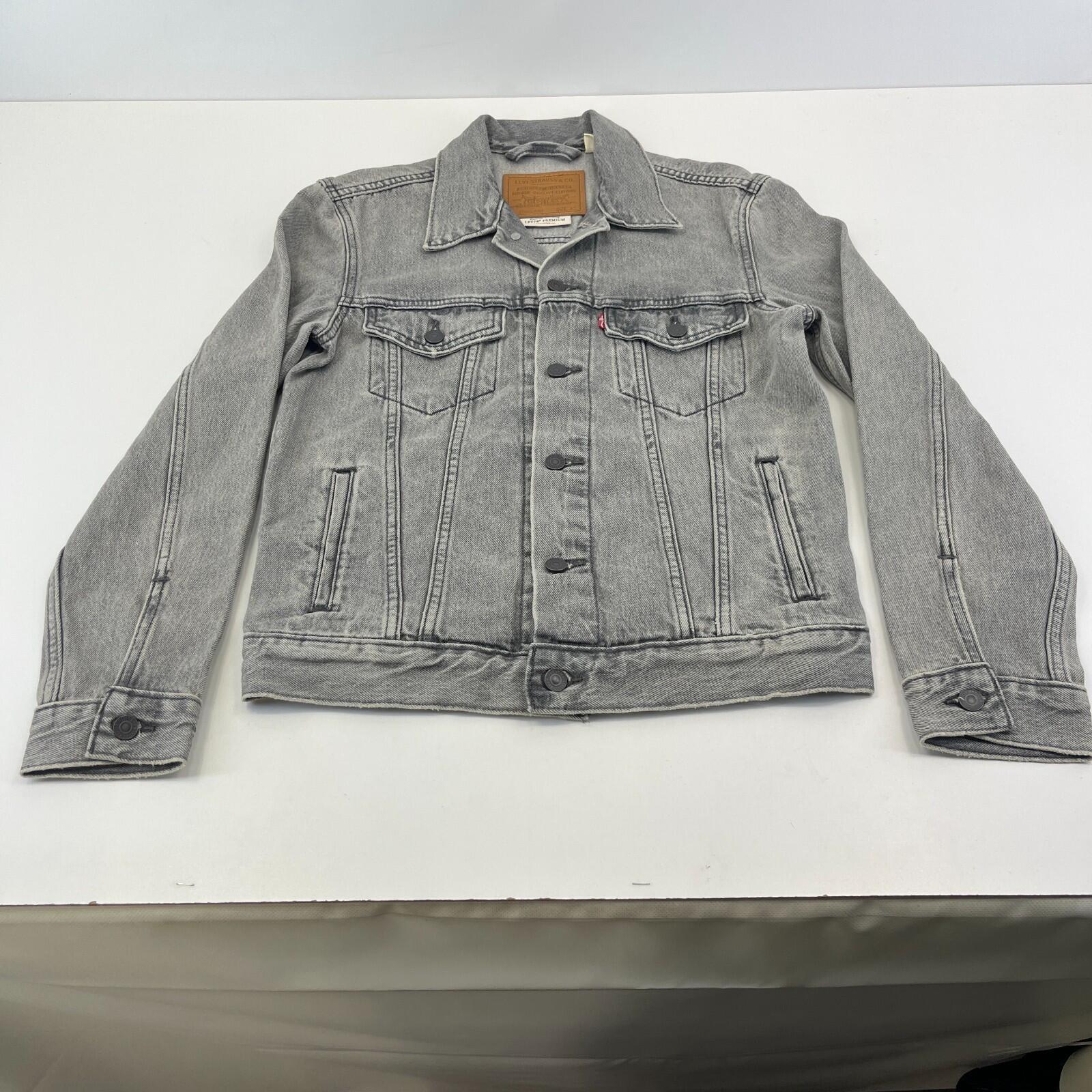 Levi’s Grey Denim Jacket size XS Levi Strauss - Superb Condition