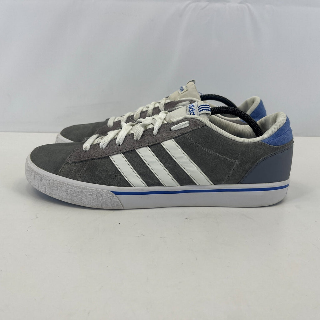 Adidas Neo Suede Leather Trainers in Grey Blue 2015 size UK 12 EU 47 1/3