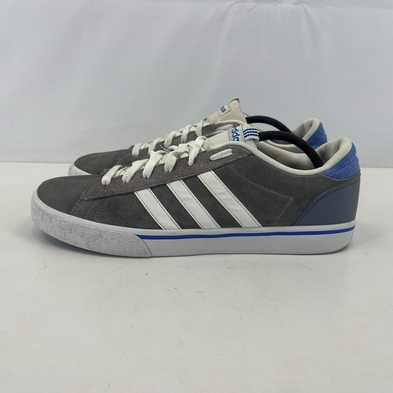 Adidas Neo Suede Leather Trainers in Grey Blue 2015 size UK 12 EU 47 1/3