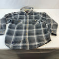 Moose Creek Men's Insulated Hooded Shacket Jacket Lumberjack Shirt size L