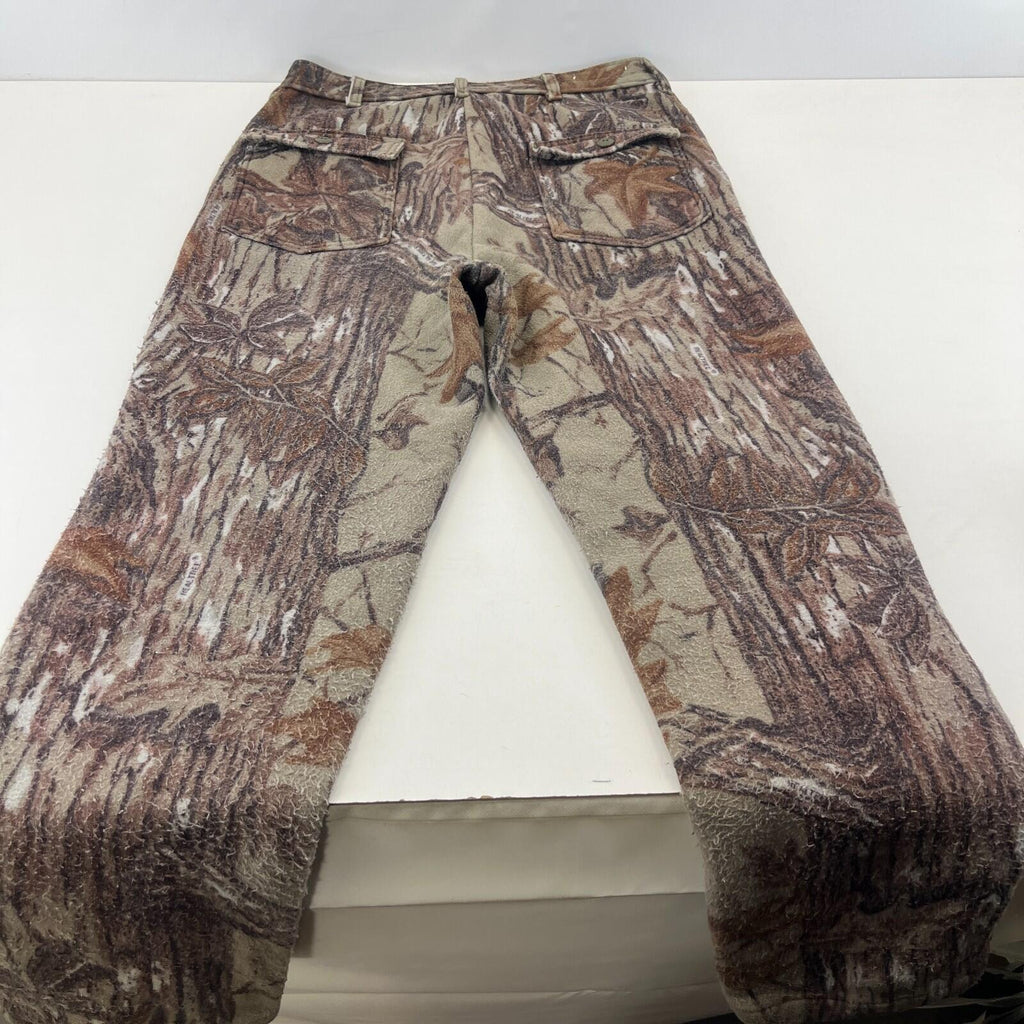 Realtree Thermal Trousers W36" L32" Adult Brown Carpenter Camo Workwear