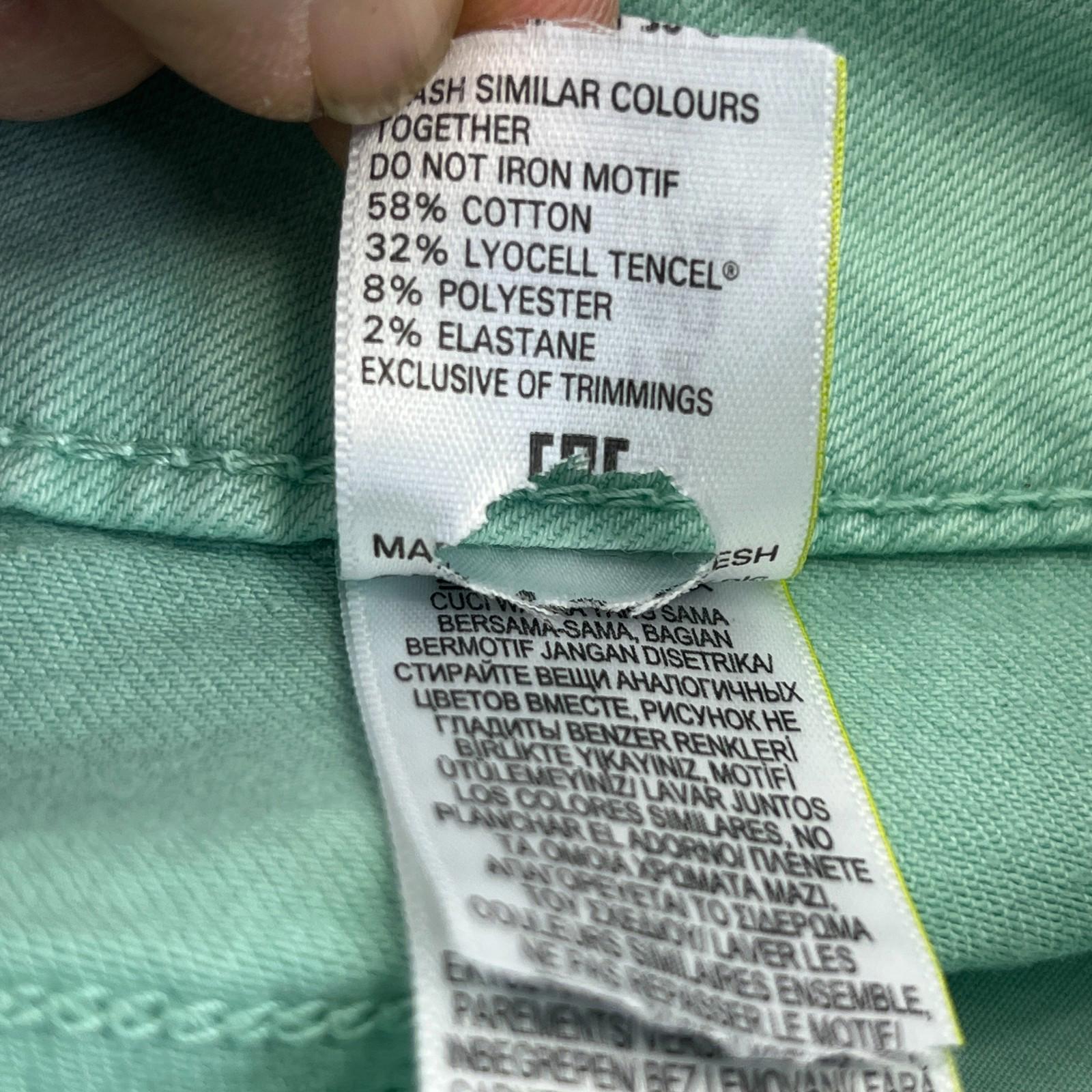 Marks & Spencer Mint Green Super Skinny Jeans - UK size 12S - BNWOT