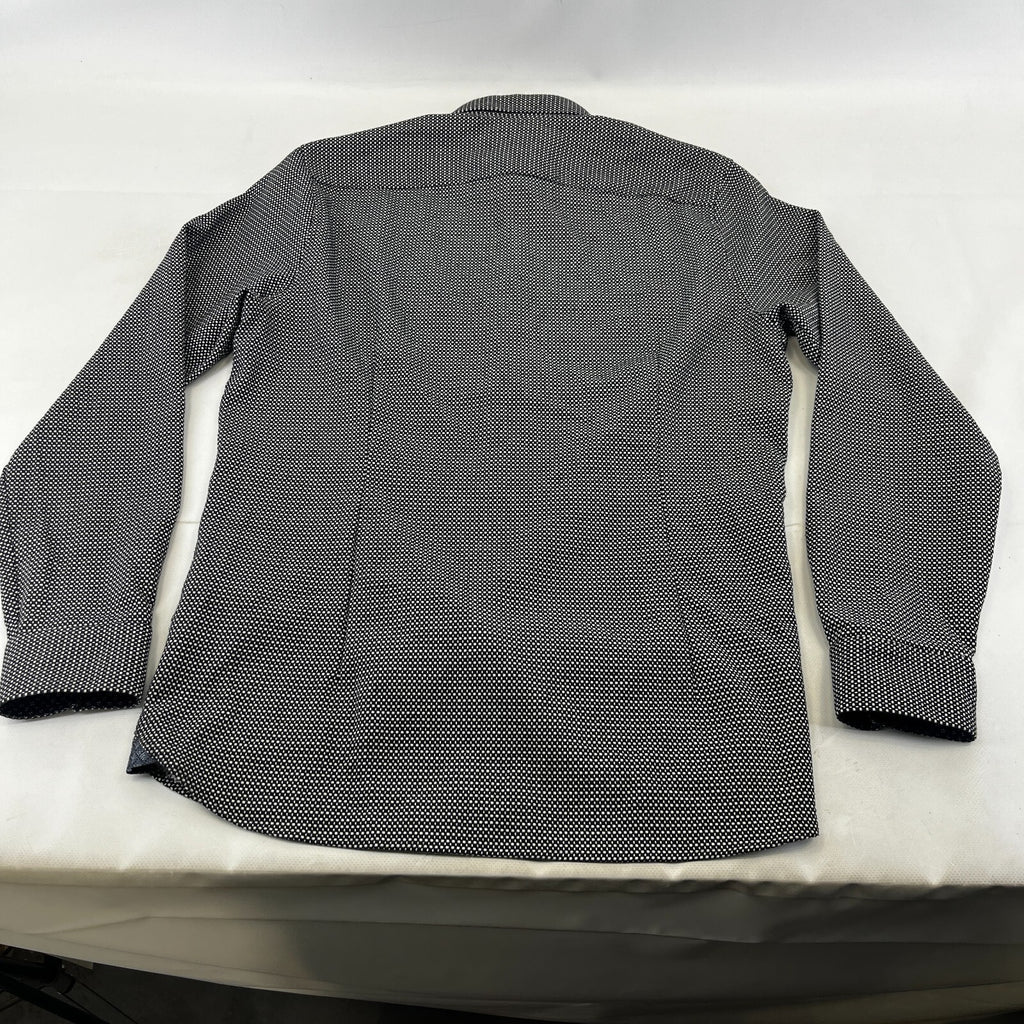Ted Baker Men's Vintage Thick Heavy Black & White Shirt Mens Size 4