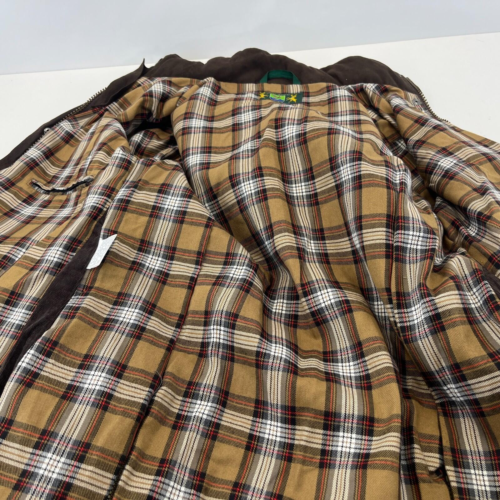 Vintage Hunter Outdoor Wax Jacket Womens 14 Brown Country Coat Made in England